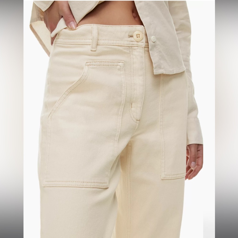 Wilfred Cream Wide Leg Pants - Picture 2 of 9
